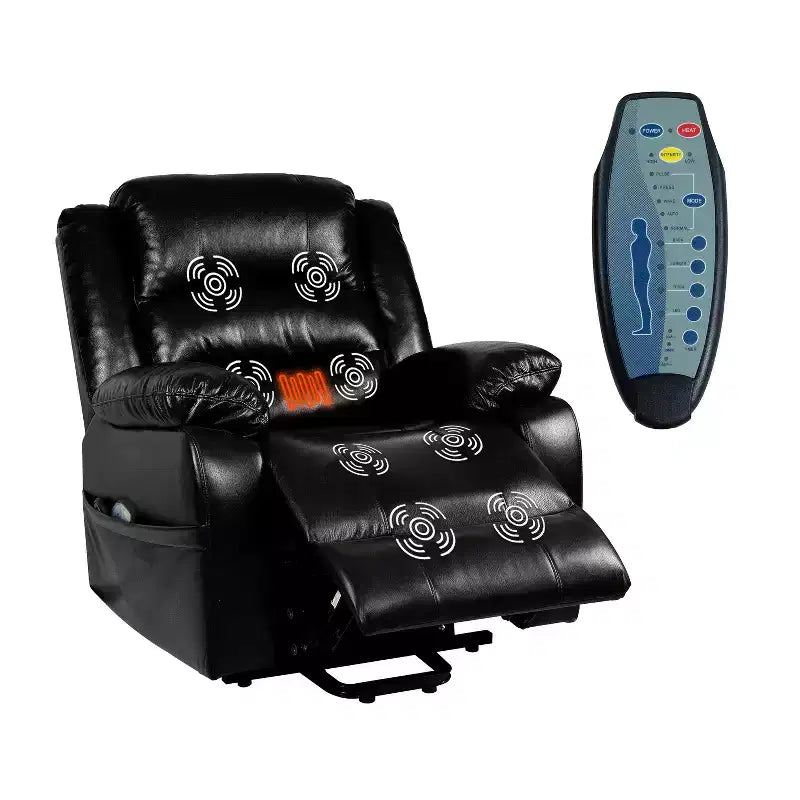 Fauteuil inclinable releveur électrique clouté haut de gamme