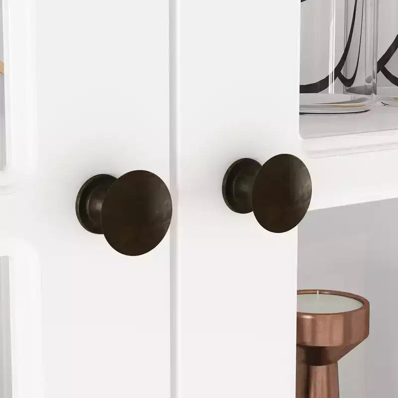 31.5''L Meuble de rangement en bois avec portes vitrées pour garde-manger