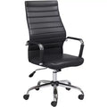 Studio 55D Primero Black Faux Leather Adjustable Office Chair