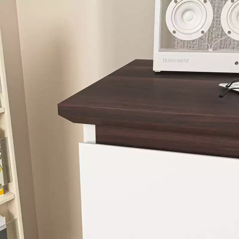 Commode de rangement moderne en bois avec 5 tiroirs