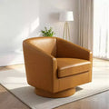 Dyonery Swivel Accent Chair Set of 1-Comfy Living Room Armchair No-Sag Foam,Swivel Accent Single Sofa for Bedroom Living Room,Office
