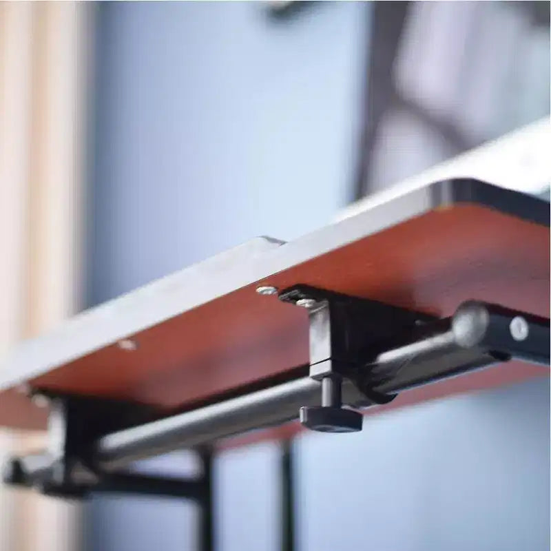 Petit bureau debout pour la maison - Table d'ordinateur mobile à hauteur réglable avec roulettes