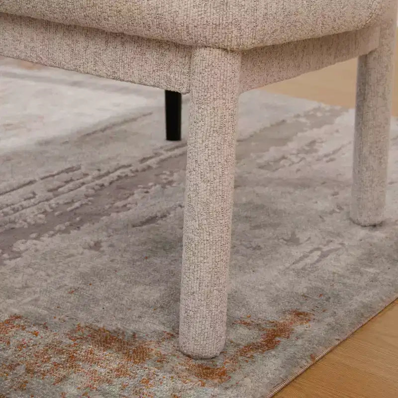 Chaises de salle à manger modernes rembourrées avec dossier haut incurvé, chaises d'appoint en bois sans accoudoirs pour salle à manger ou cuisine