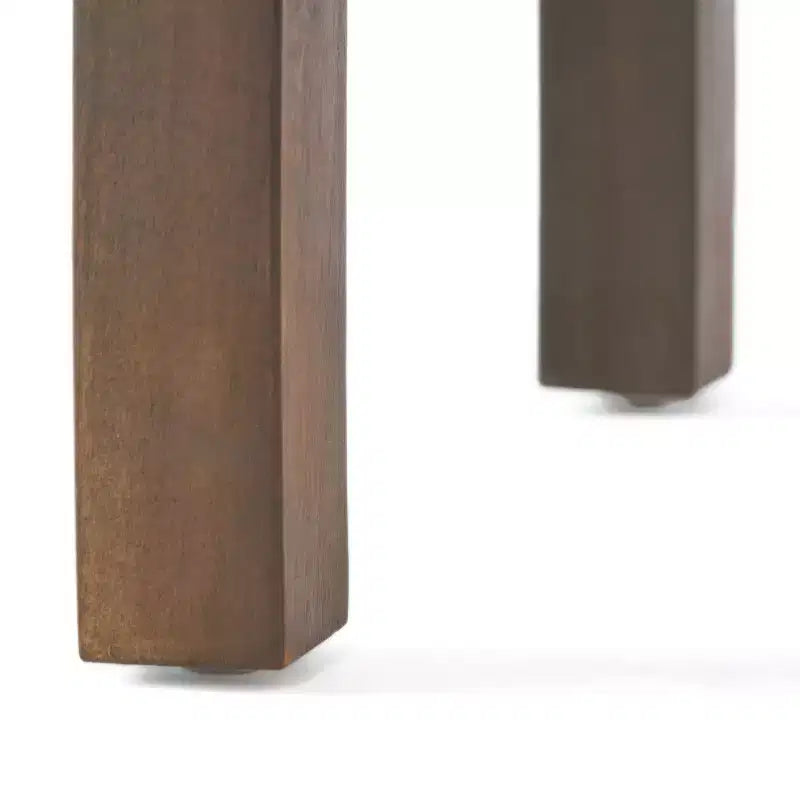 Lot de tables d'appoint d'extérieur en bois d'acacia, tables d'appoint modernes pour terrasse, jardin, bord de piscine