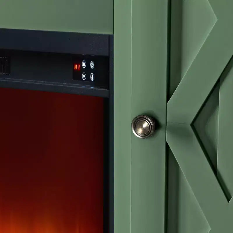 Meuble TV de 68 po avec foyer électrique indépendant pour téléviseurs jusqu'à 78 po